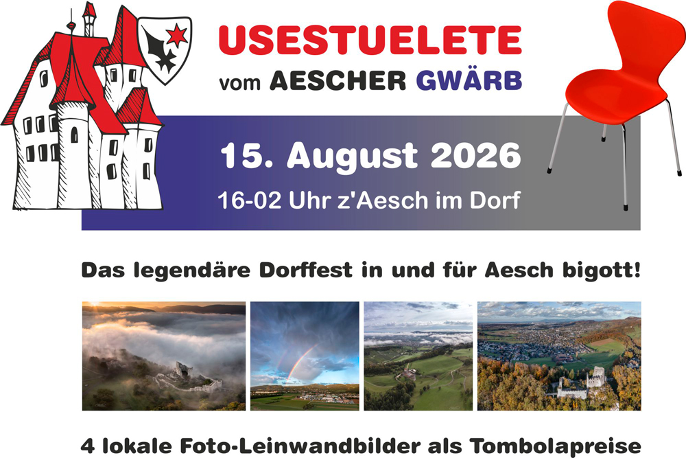 USESTUELETE vom AESCHER GWÄRB