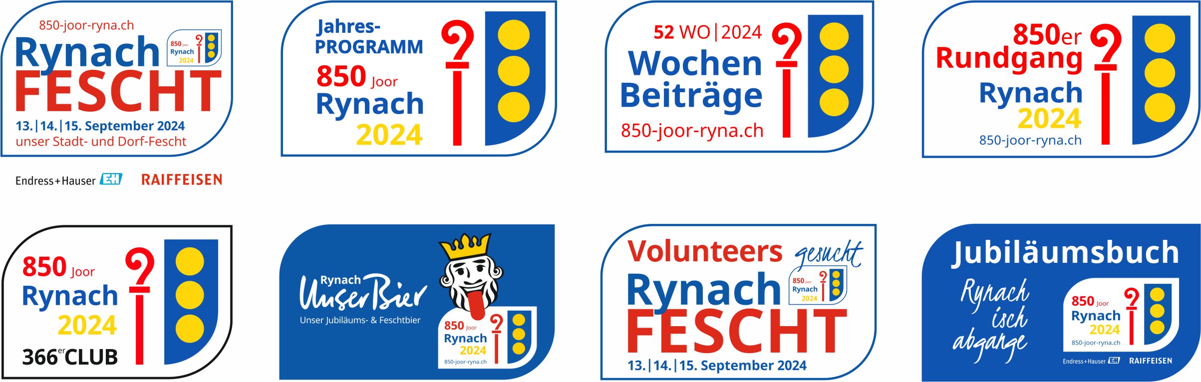 Weitere, adaptierte Logos