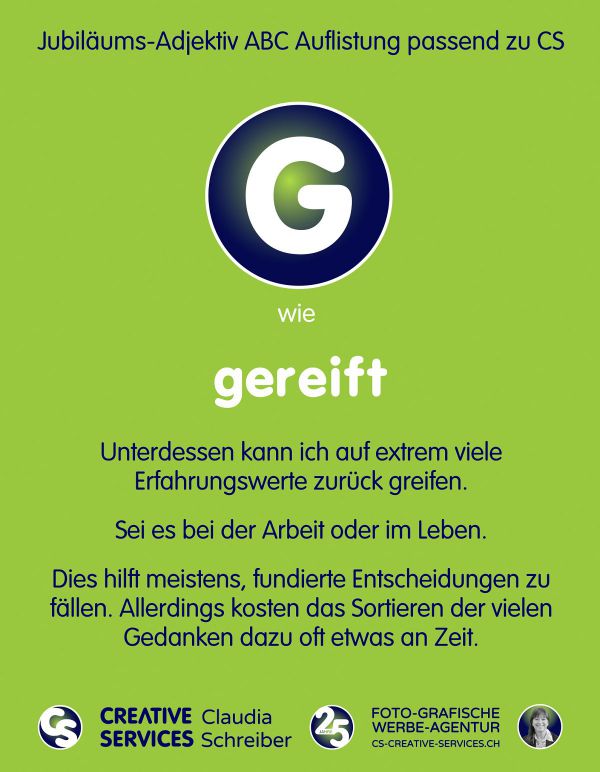 CS Eigenschaften G